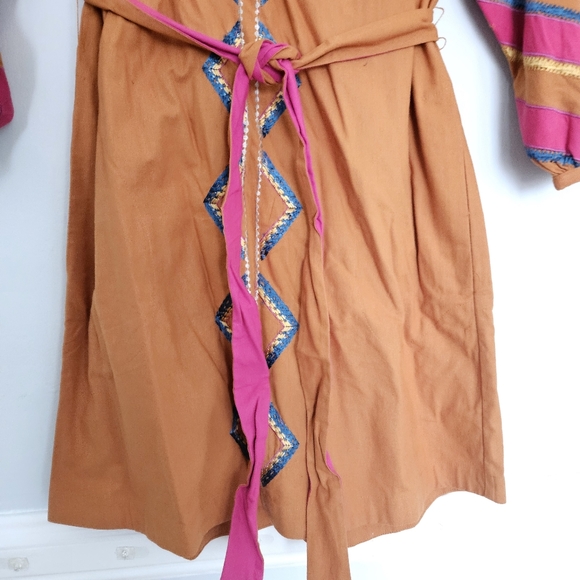 NWT Anthropologie Stasiana Embroidered Tunic Dress | S Petite - Picture 6 of 8